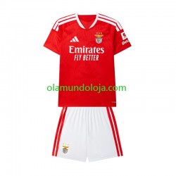 Camisola Benfica Criança Equipamento Primeiro 2026-2027 Manga Curta